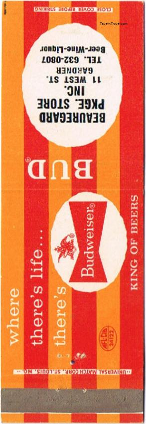 Budweiser Beer (Orange/Red)