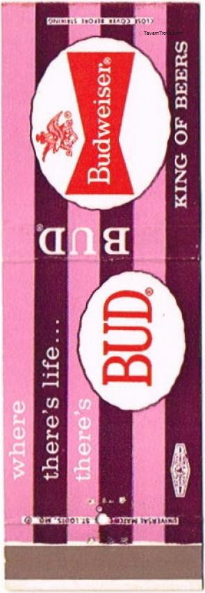Budweiser Beer (Pink/Dark Purple)