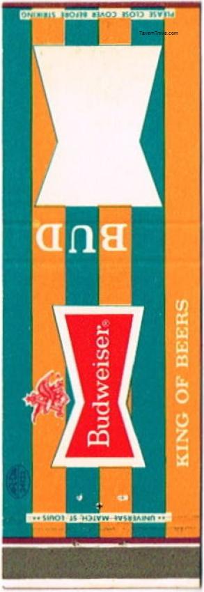 Budweiser Beer (Teal/Orange)