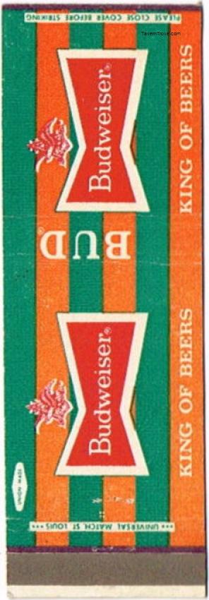 Budweiser Beer (Teal/Orange)