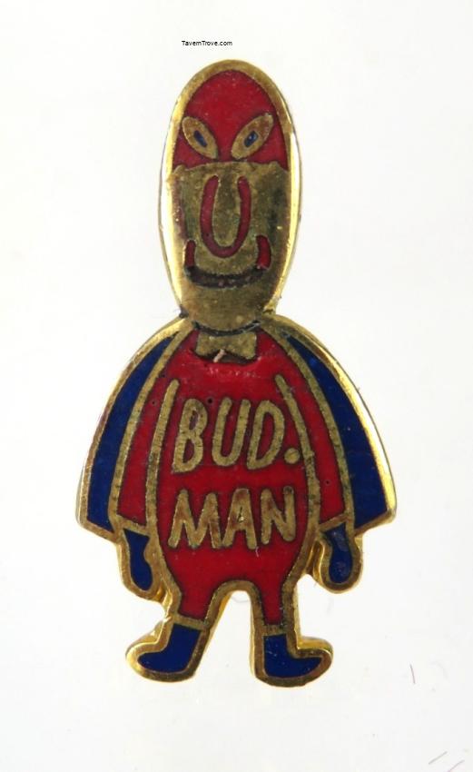 Budweiser Beer Bud Man Enamel Tack Pin