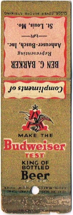 Budweiser Beer Dupe