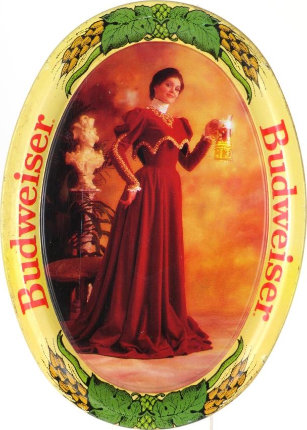 Budweiser Beer Girl Retro