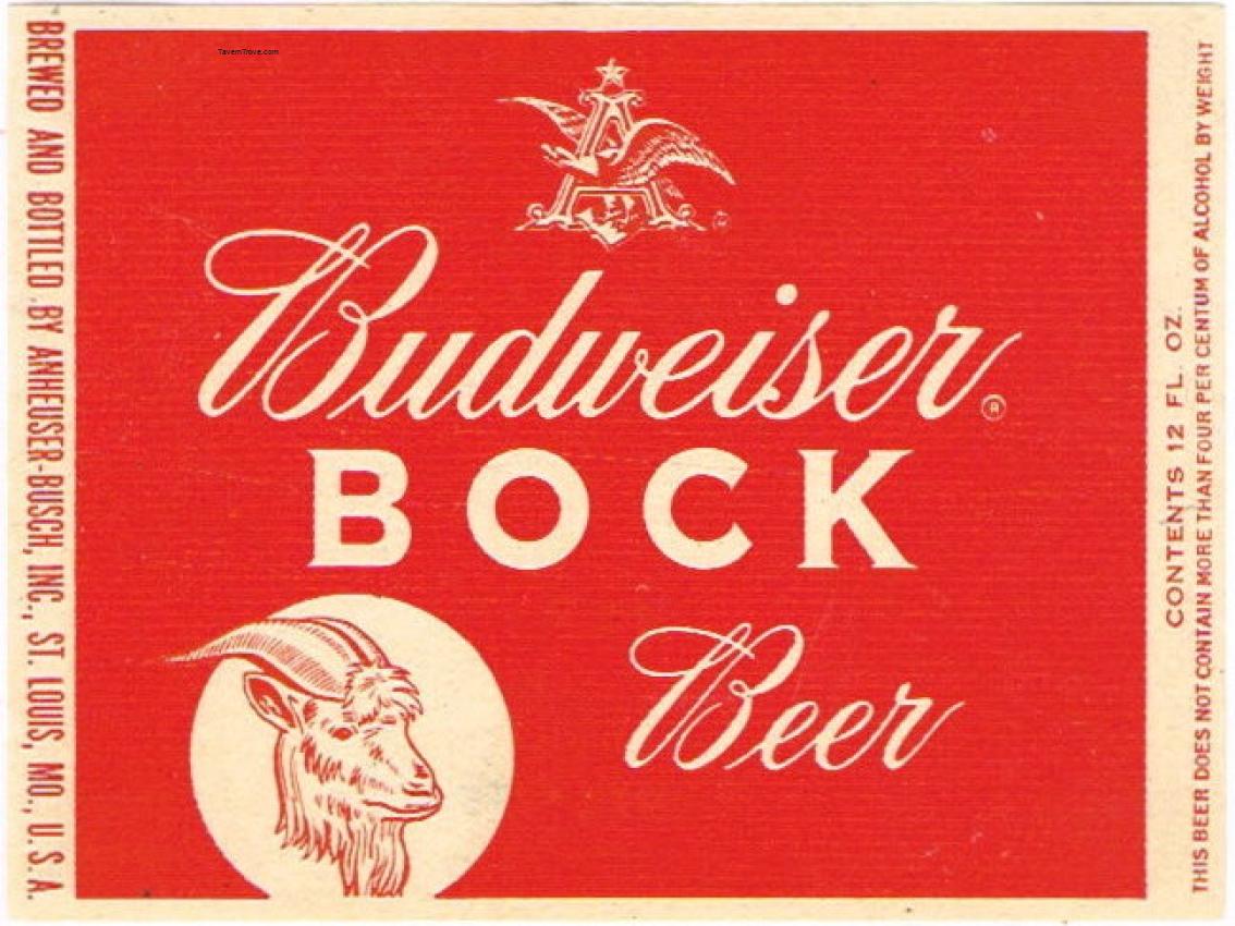 Budweiser Bock Beer