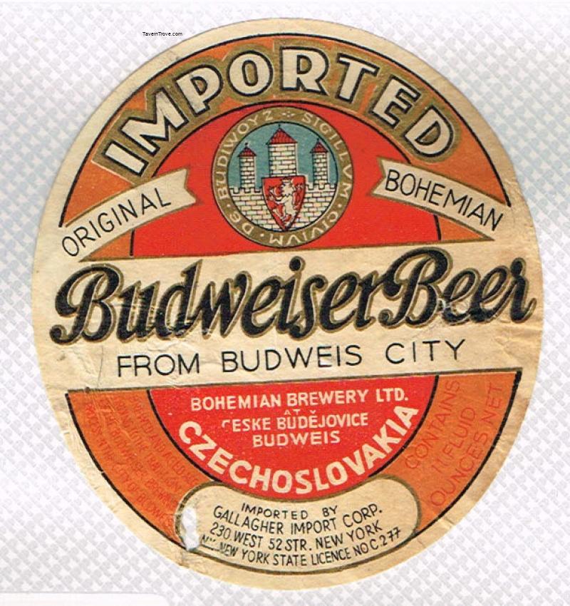 Budweiser Bohemian Beer