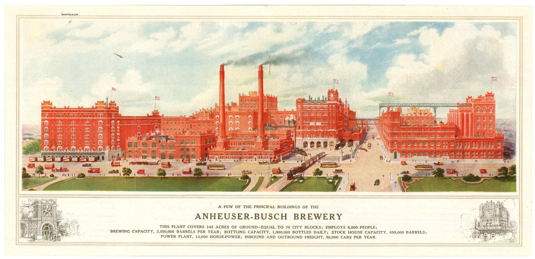 Budweiser Brewery Pamphlet (Becker Ogden Utah)