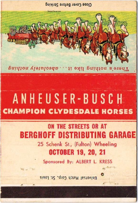 Budweiser Champion Clydesdale Horses