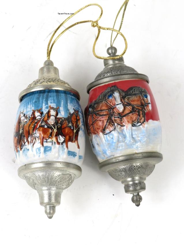 Budweiser Clydesdales Christmas Ornaments