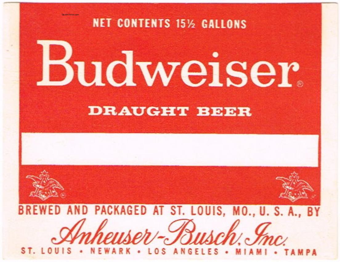 Budweiser Draught Beer