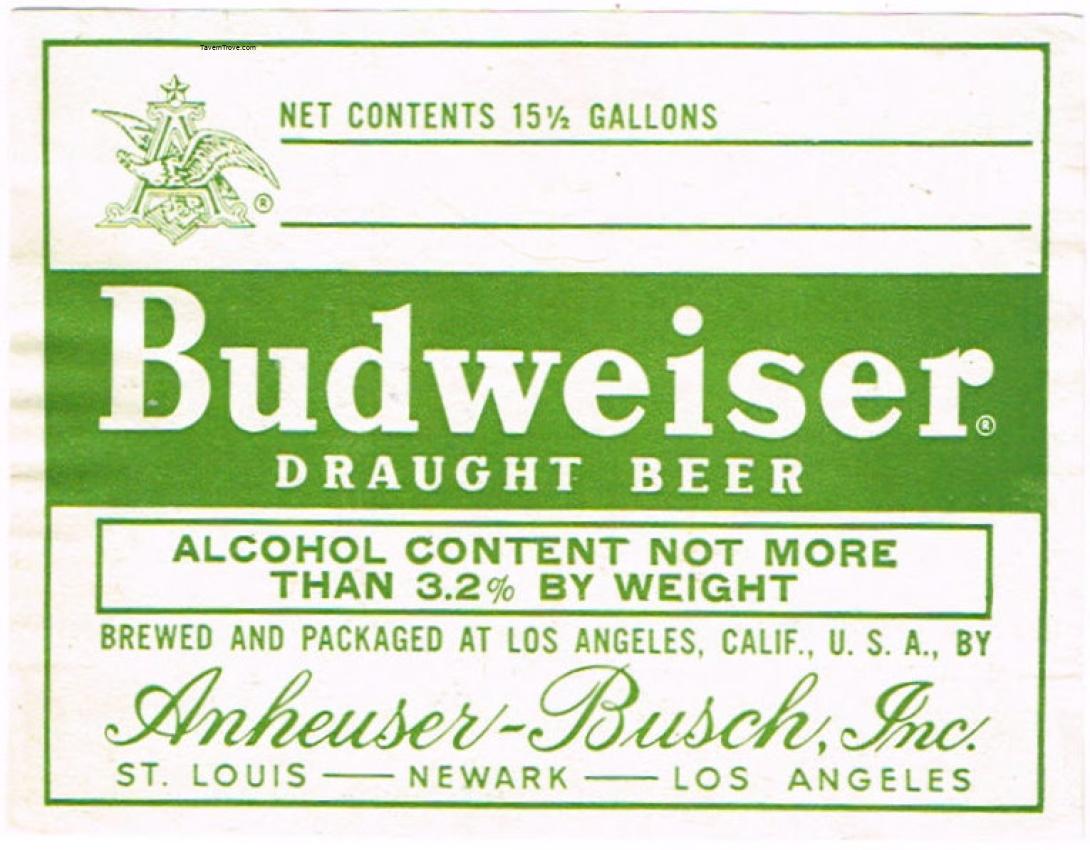 Budweiser Draught Beer