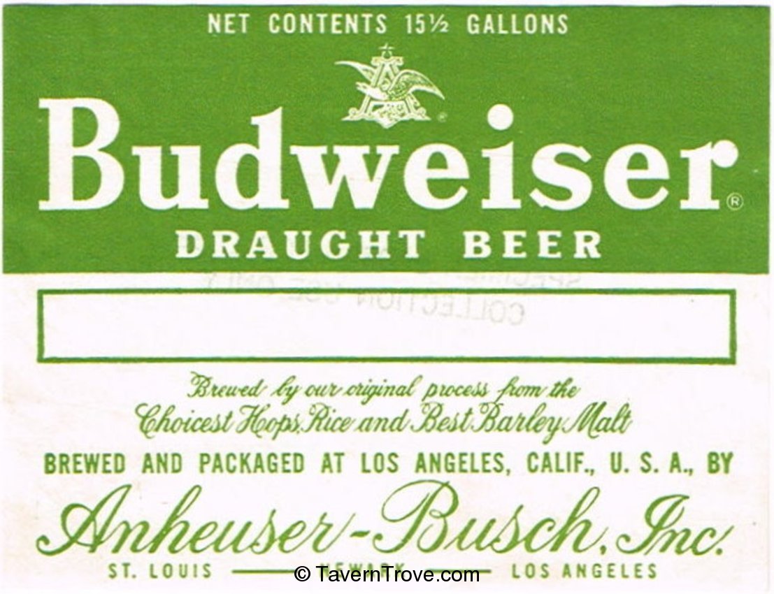 Budweiser Draught Beer