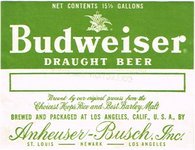 Budweiser Draught Beer