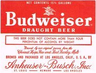 Budweiser Draught Beer