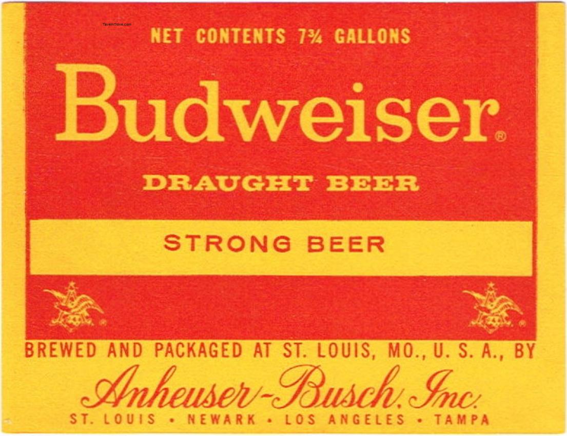 Budweiser Draught Beer