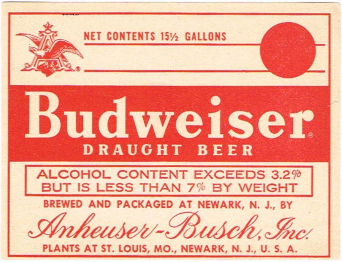 Budweiser Draught Beer