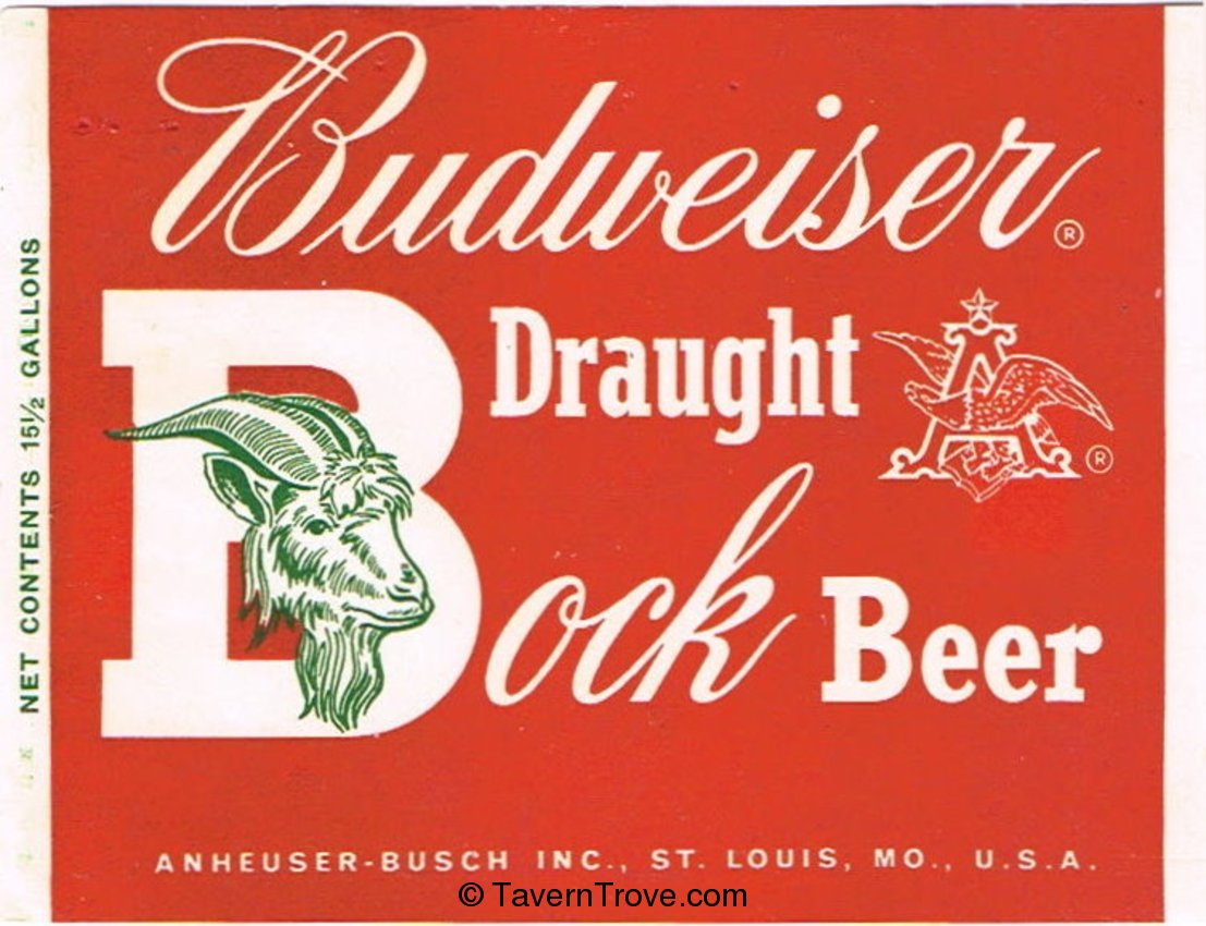 Budweiser Draught Bock Beer