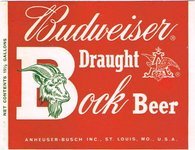 Budweiser Draught Bock Beer