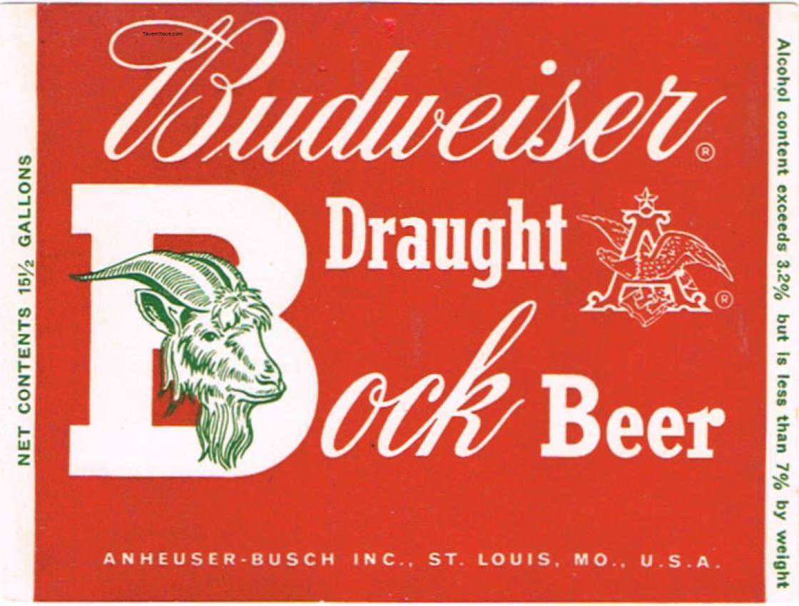 Budweiser Draught Bock Beer