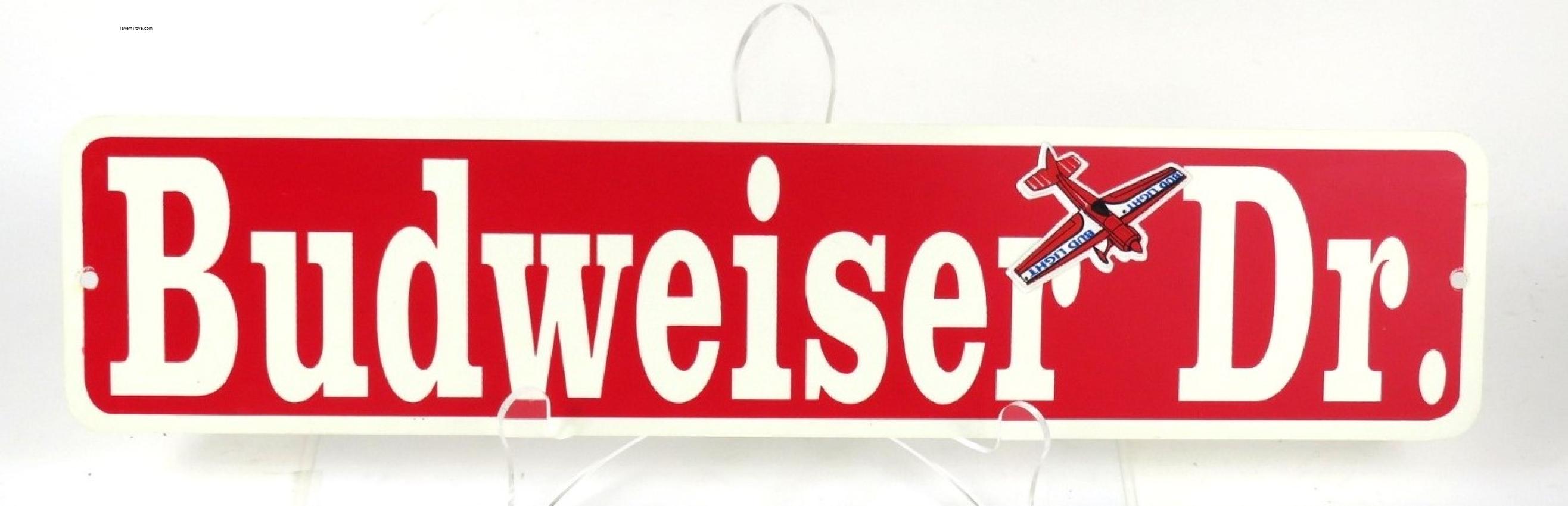Budweiser Drive Street Sign