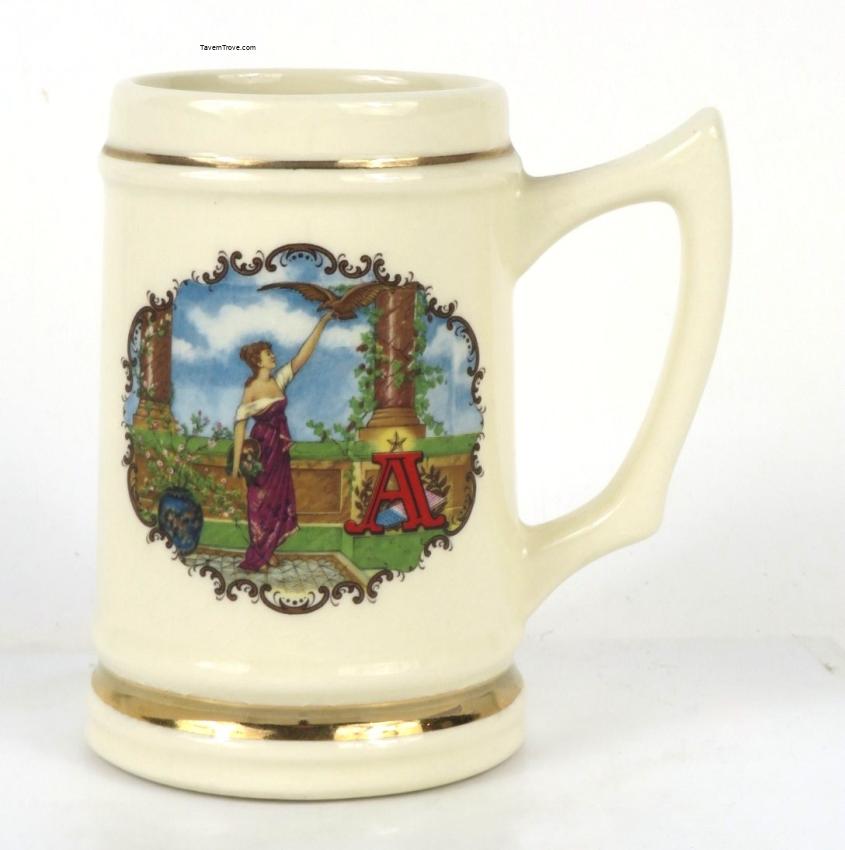 Budweiser Girl (Purple Dress) McCoy Pottery