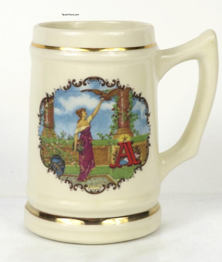 Budweiser Girl (Purple Dress) McCoy Pottery