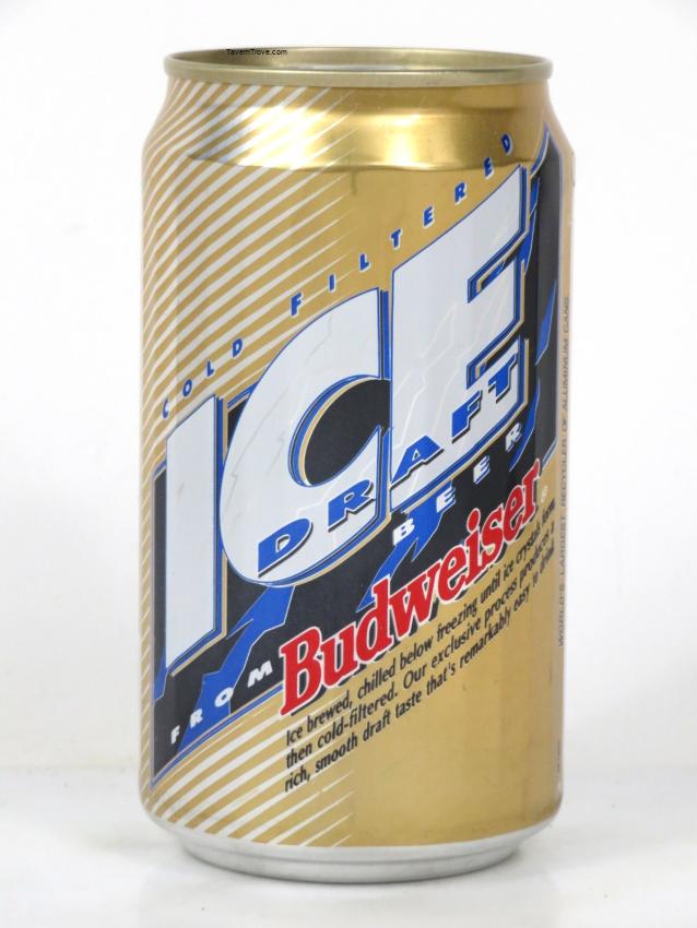 Ice Draft Item #109190 1994 Budweiser Ice Draft Beer (fluted) Tab Top Can ...