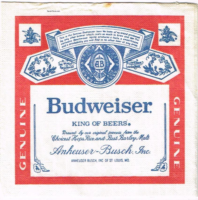 Budweiser Lager Beer