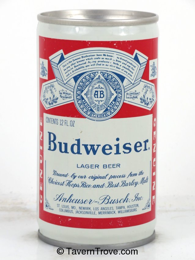 Budweiser Lager Beer