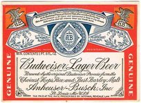 Budweiser Lager Beer