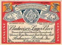 Budweiser Lager Beer