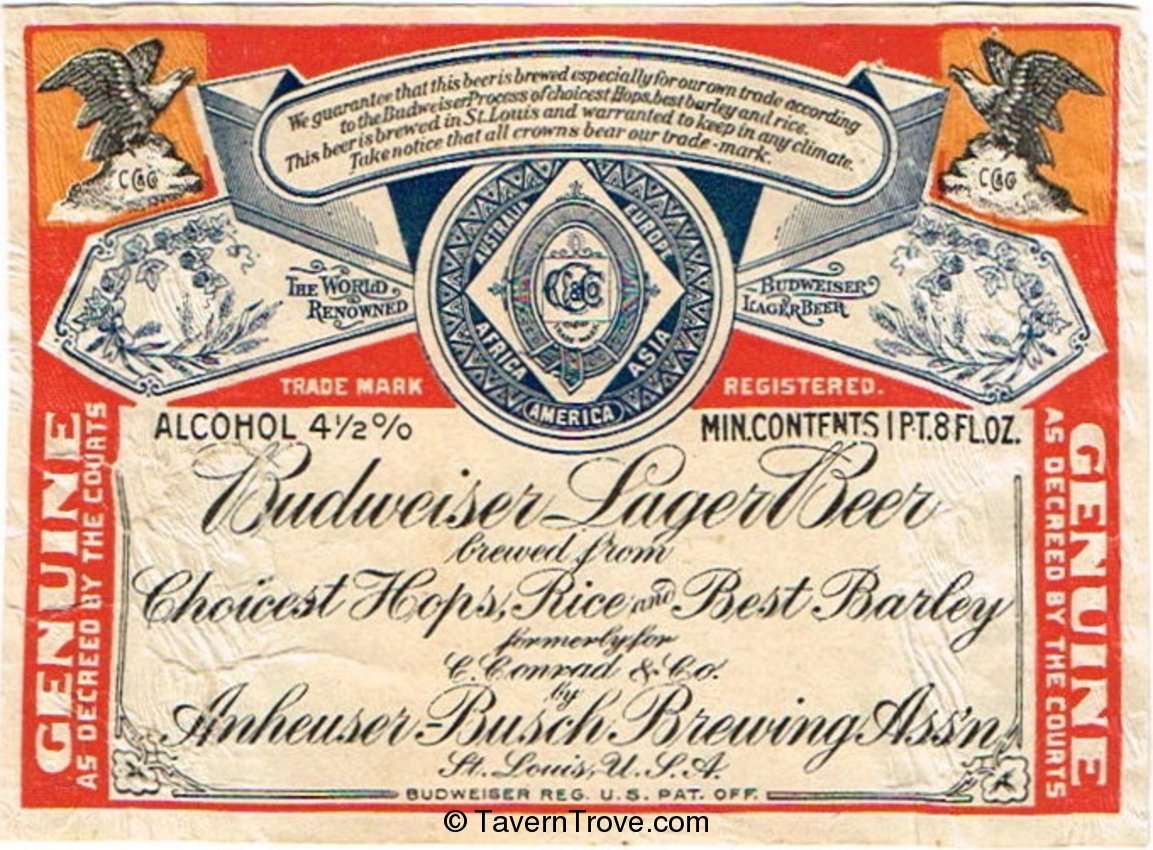Budweiser Lager Beer