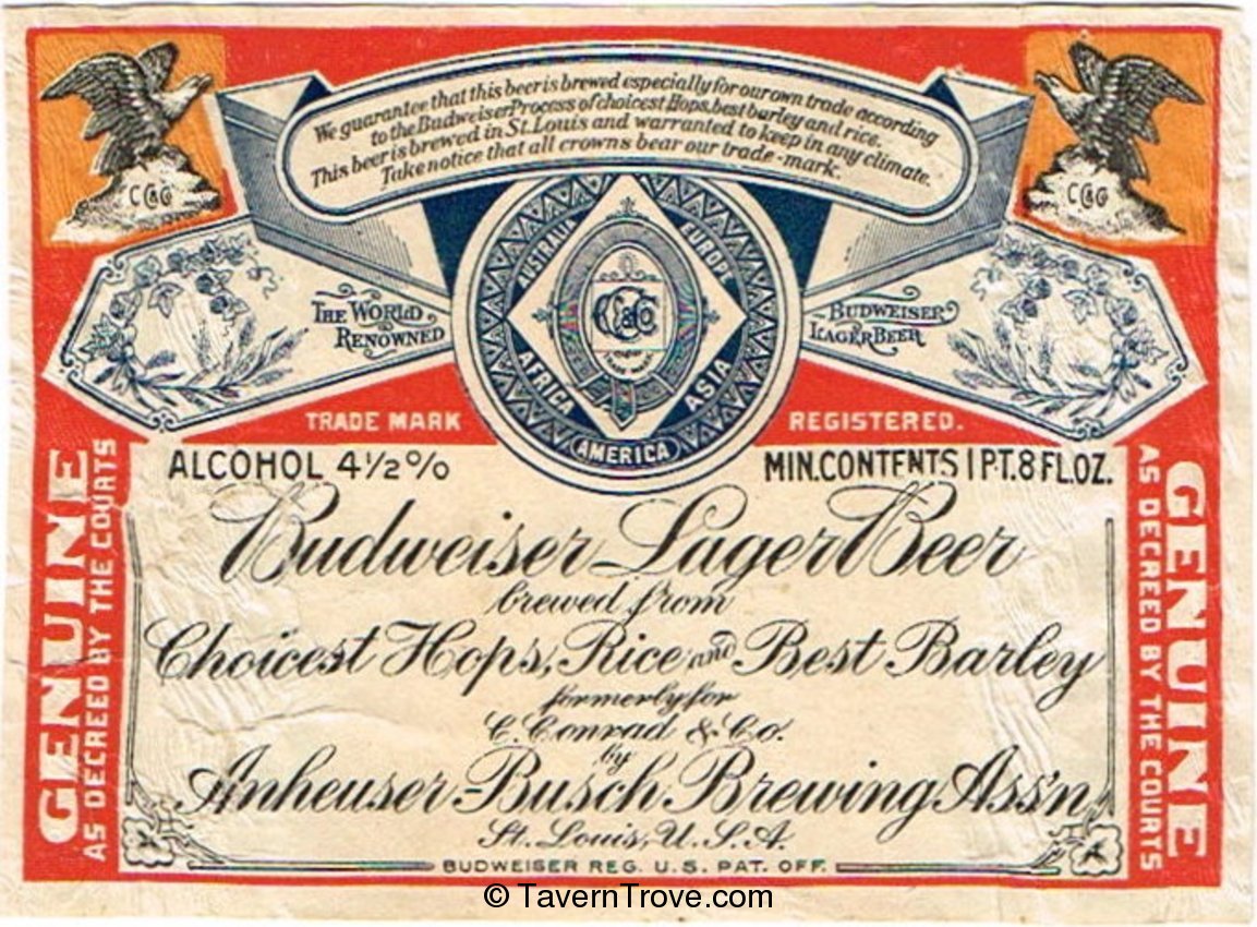 Budweiser Lager Beer