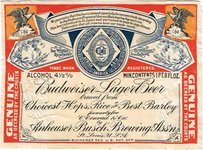 Budweiser Lager Beer