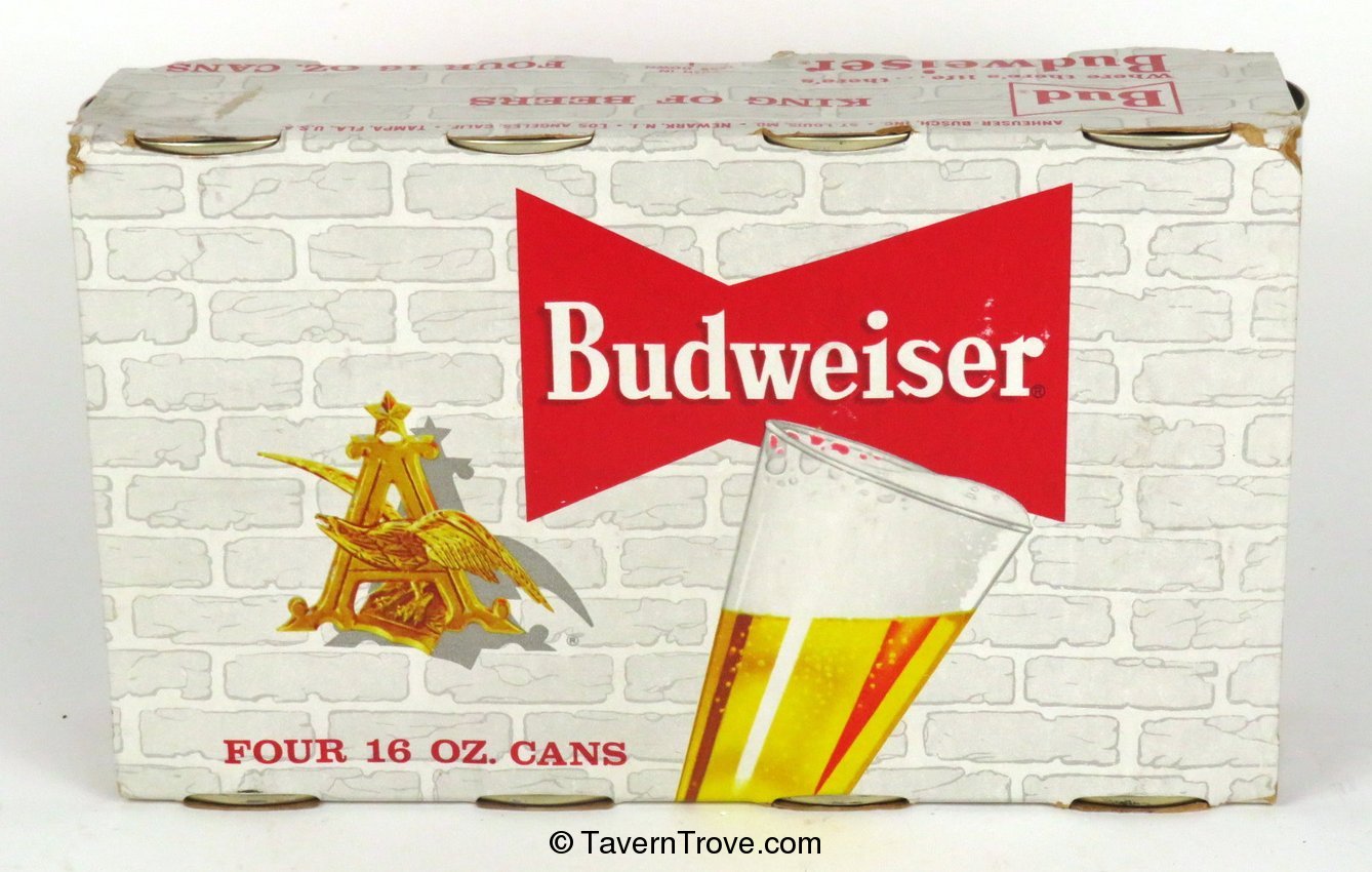 Budweiser Lager Beer 4 pack