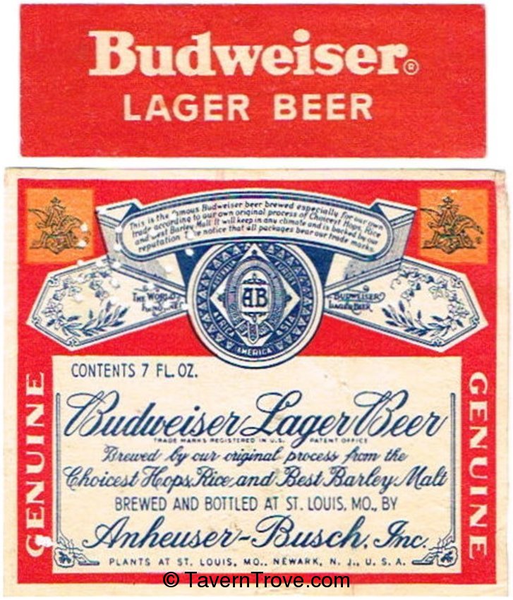 Budweiser Lager Beer