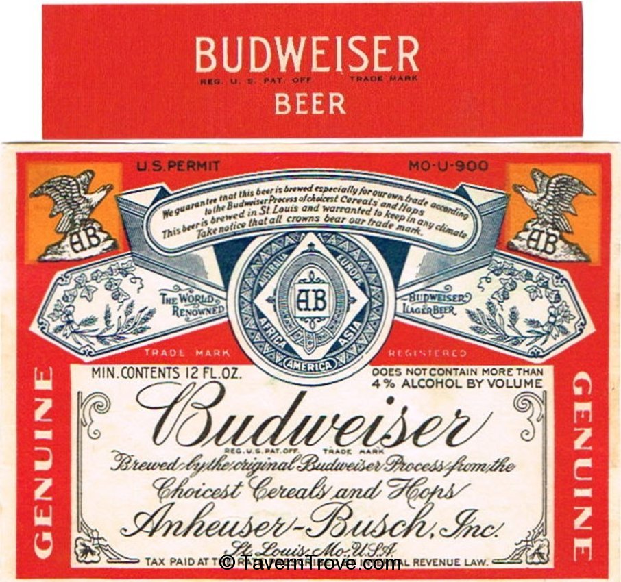 Budweiser Lager Beer