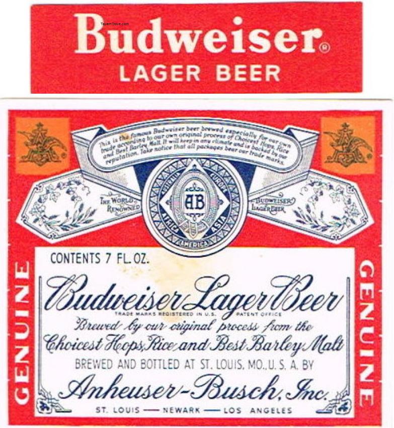 Budweiser Lager Beer