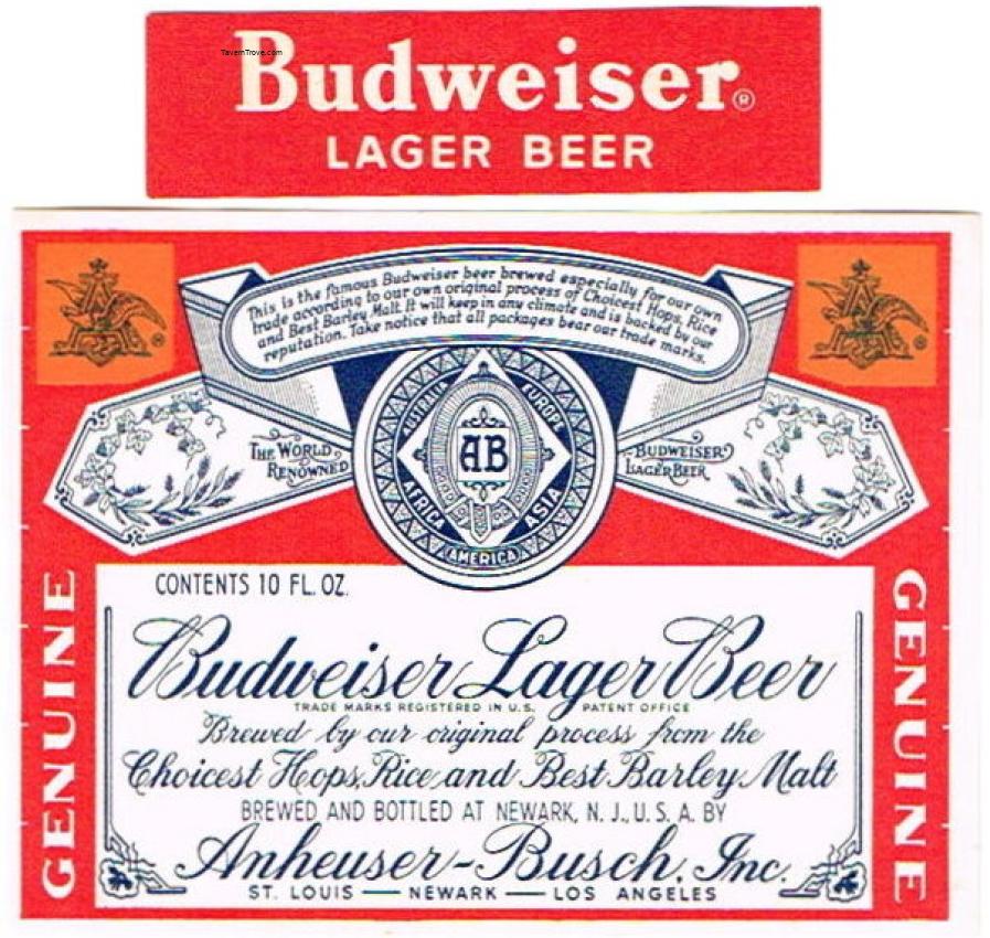 Budweiser Lager Beer