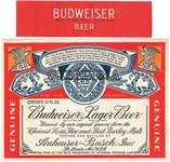 Budweiser Lager Beer ~OK Tax