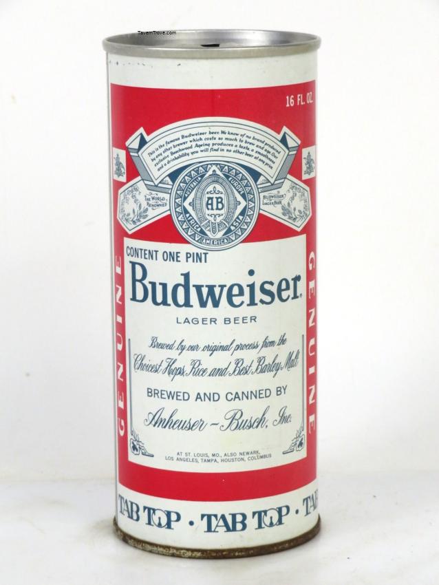 Budweiser Lager Beer 