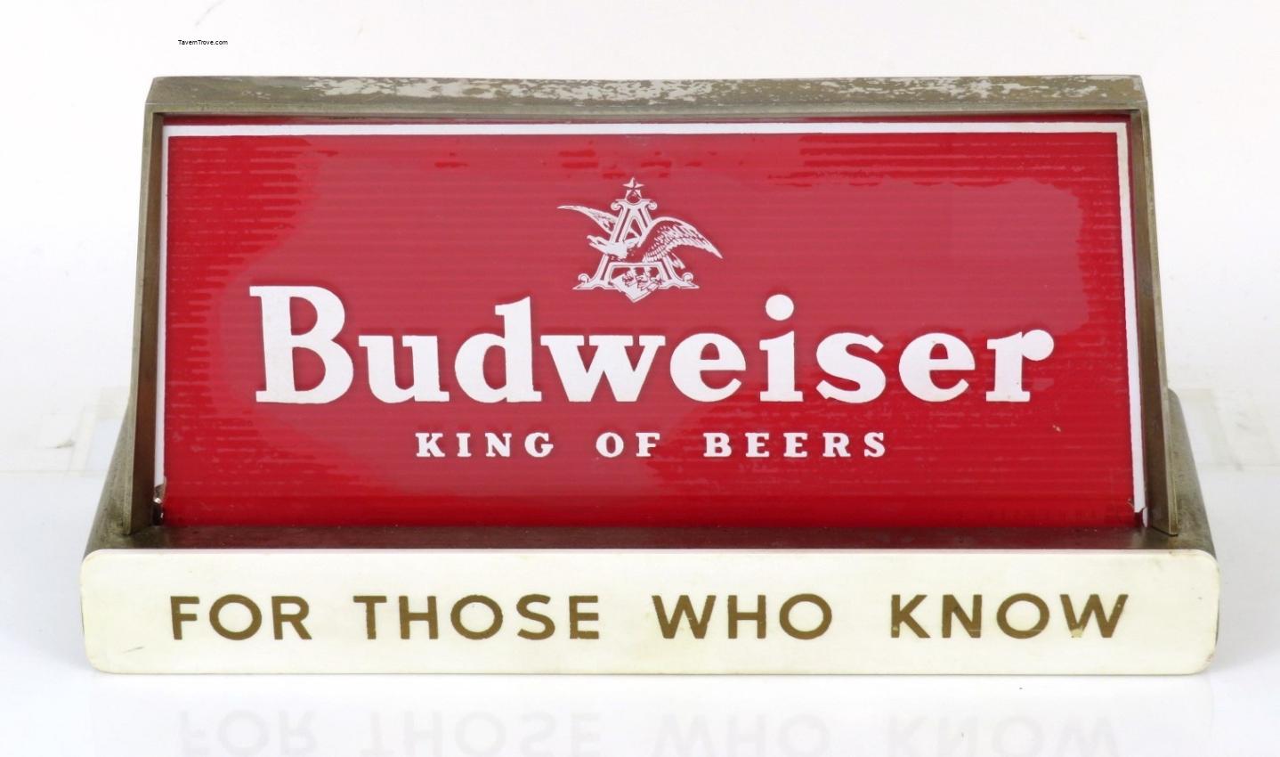 Budweiser Lager Beer Non-Lighted