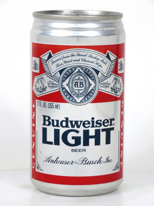 Budweiser Light Beer (production can)