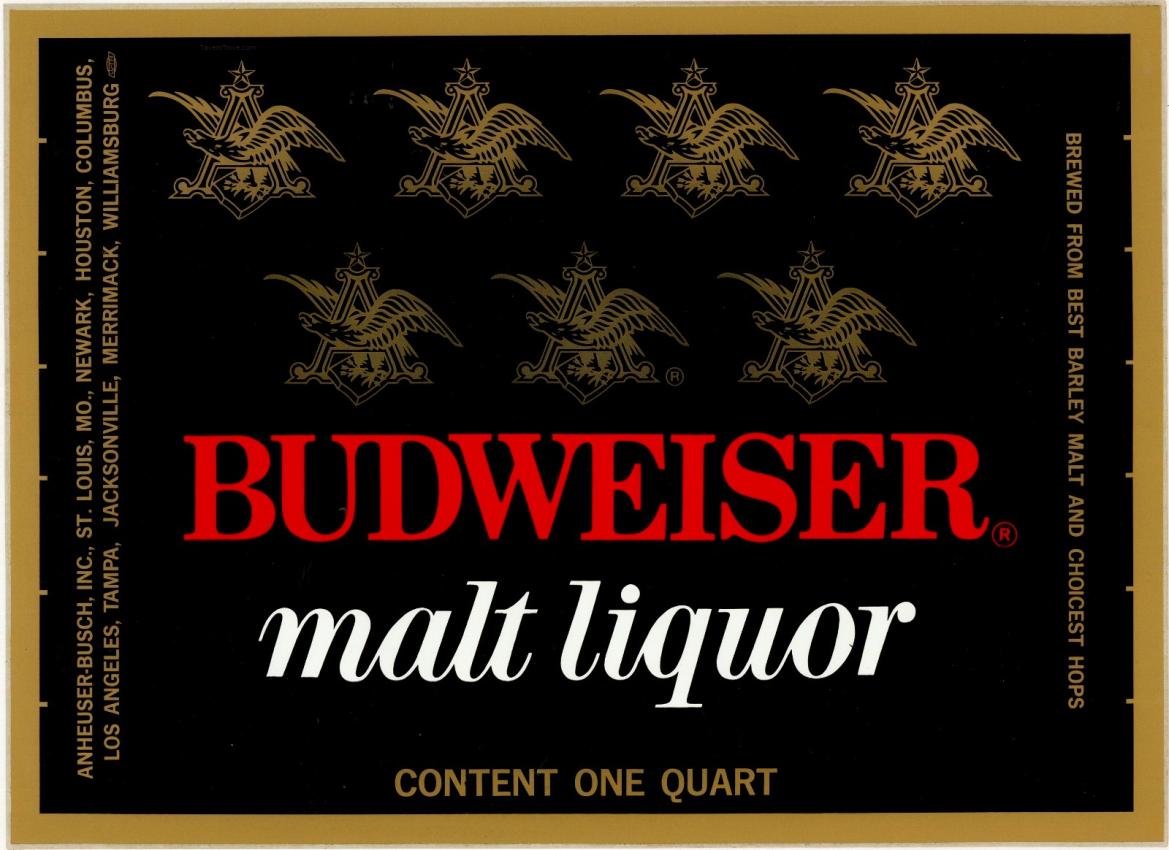 Budweiser Malt Liquor Large