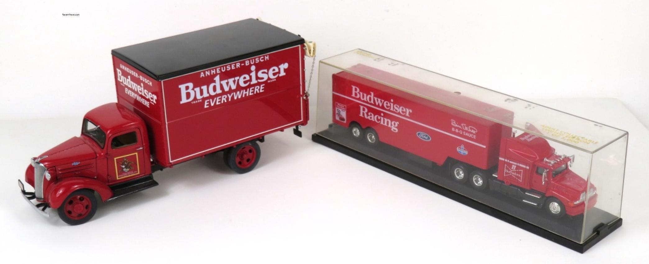 Budweiser Racing Adult Collectible Toy Trucks Lot Of Two