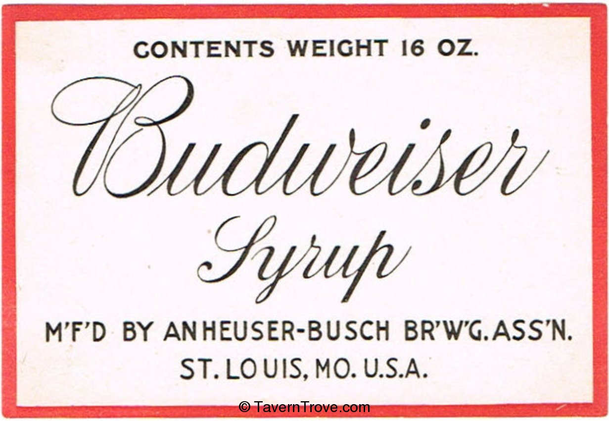 Budweiser Syrup