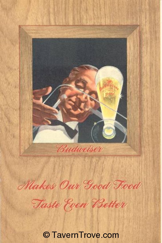 Bud Menu Cover