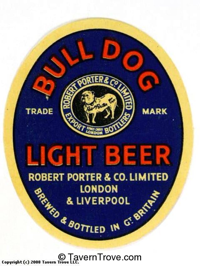 Bull Dog Light Beer