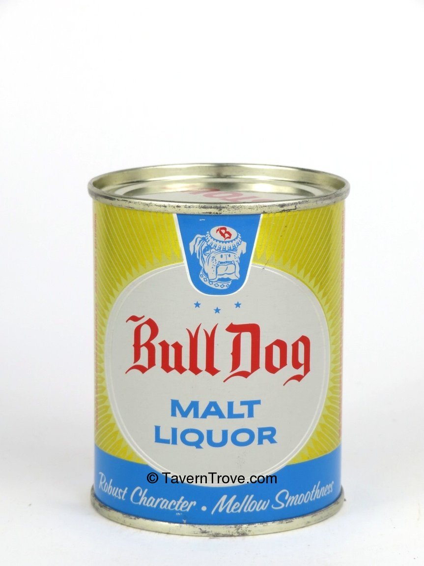 Item 81 1960 Bull Dog (Stout) Malt Liquor 7 to 8oz Can 23909.1