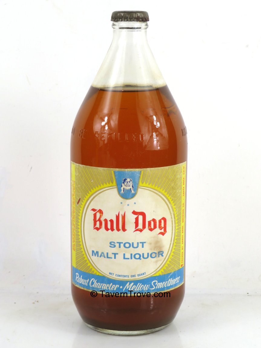 Item 99435 1963 Bull Dog Malt Liquor (Full) Bottle