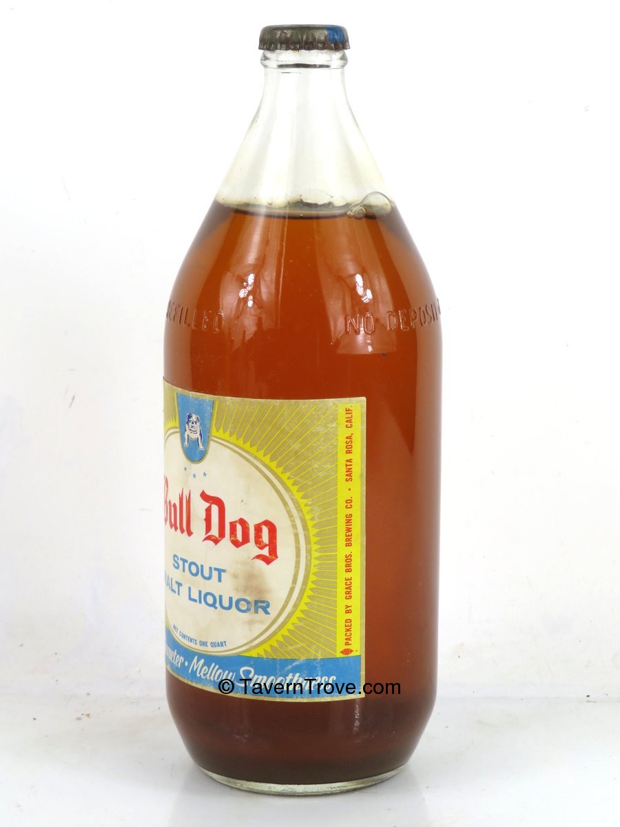 Item 99435 1963 Bull Dog Malt Liquor (Full) Bottle
